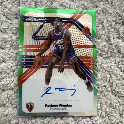 2025 Topps Chrome Rasheer Fleming Next Stop Signatures (RAW)