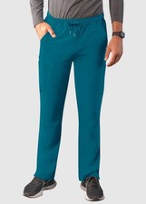Adar Uniforms Addition Scrubs for Men - Slim Leg Cargo Drawstring Pants