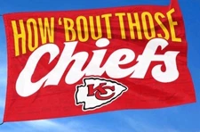 2025 Kansas City Chiefs Red Friday Flag, "How 'Bout Those Chiefs".