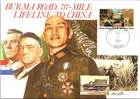 Dr Jim Stamps 29C Burma Road First Day Issue Maximum Card