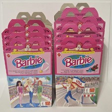 McDonalds 1995 Mattel Barbie Dolls of the World Happy Meal Boxes Lot Of 9 READ