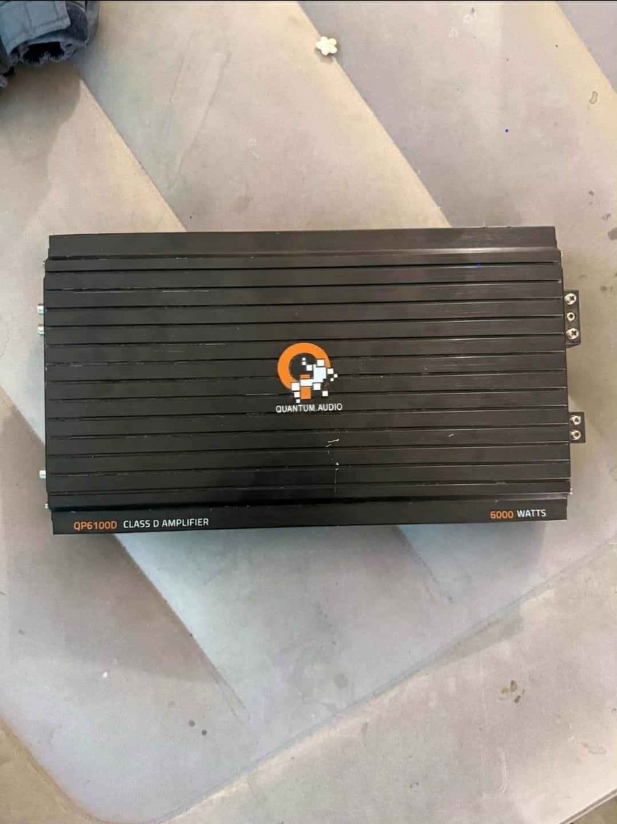 Quantum Audio QP6100D 6000W RMS Class D Mono Car Amplifier QP6100D