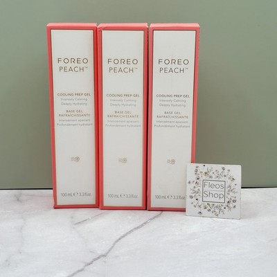 Foreo Peach Cooling Prep Gel  3-PACK  - EXP 9/27 -  New & Authentic