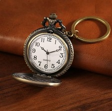 Premium Mans Pocket Watch Bike Lover Metal Keychain Vintage Gift For Man  Women