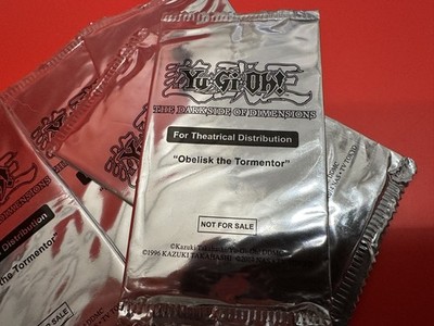 Yugioh The Dark Side Of Dimensions Obelisk The Tormentor Promo Pack Sealed
