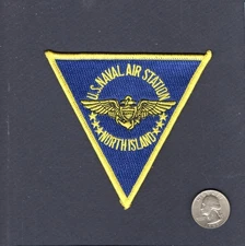 NAS Naval Air Station  NORTH ISLAND Coronado US NAVY NASNI Base Squadron Patch