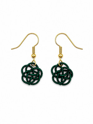 Mizuhiki Earrings Maccha Green Japanese Knot Handmade Japan Gift Women