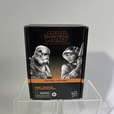 Star Wars Black Series  Rebel Trooper & Stormtrooper 2 Pack Sealed W Case  ML