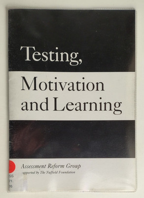 Testing, Motivation and Learning (Paperback, 2002)