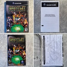 Gauntlet Dark Legacy Nintendo GameCube [COMPLETE] Manual & Reg Card & Insert CIB