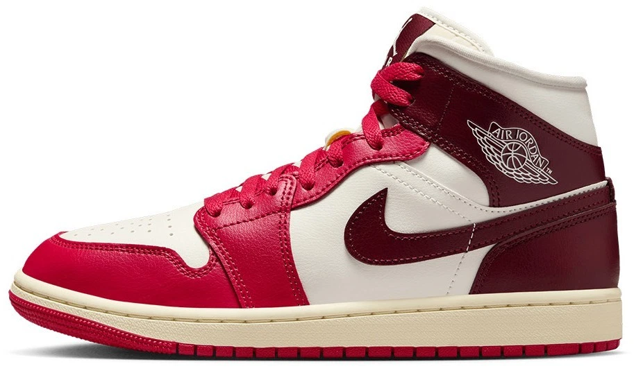 Jordan 1 Mid Mystic Hibiscus W