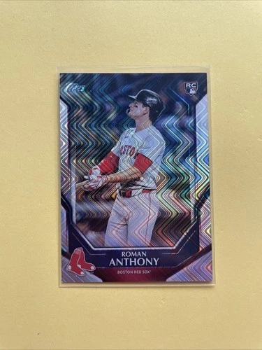 Roman Anthony RARE FOIL REFRACTOR ROOKIE CARD INVESTMENT CARD TOPPS SP RC