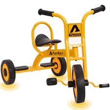 Preschool Kids Tricycle for Rider Age 3-5, Durable Metal Pedal Trike for Boys...