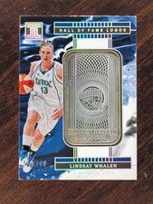 2025 Panini Impeccable WNBA #2 Lindsay Whalen Silver Bar Hall of Fame Logos #/20