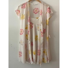 Vintage Y2K JOSIE Fairy Slip Dress Robe Floral Feminine Size Small Coquette