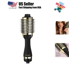 24K Gold Blow Dryer Brush - Hot Air Brush for Salon-Worthy Volume in One Step...