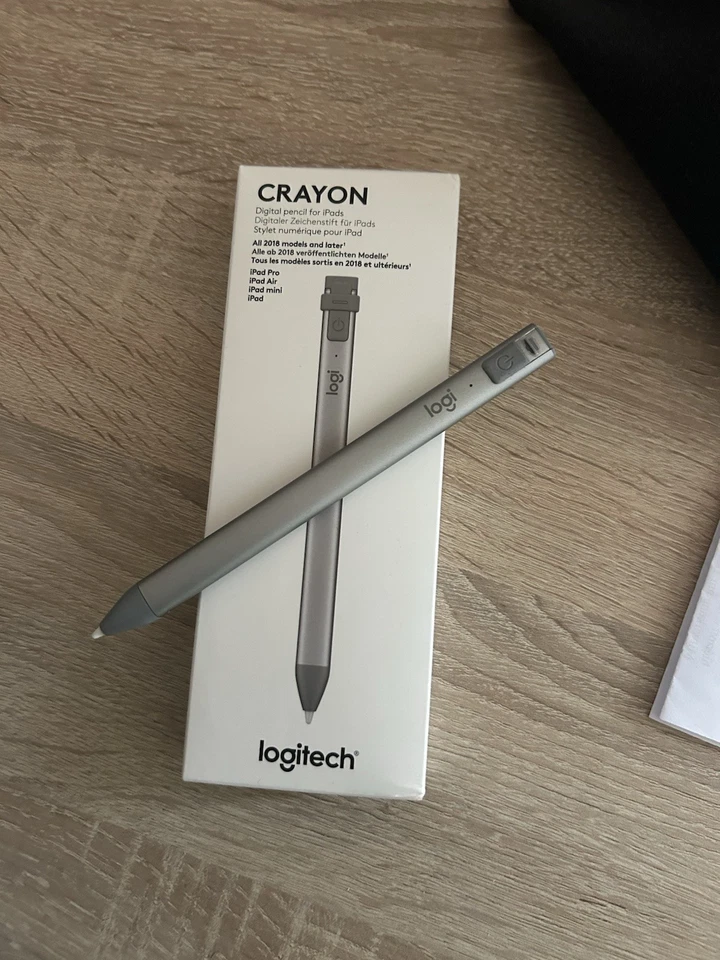 LOGITECH Crayon für iPad - Digitaler Zeichenstift Silber - Bild 2 von 2