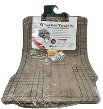 Weathertech 4-piece Trim-to-fit Floor Mats Setall-weather Protectiontanbeige