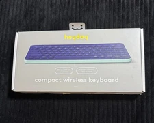heyday Compact Wireless Keyboard Spring Purple Bluetooth 5.1 NEW