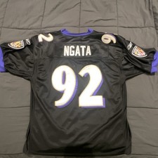 Reebok Baltimore Ravens Haloti Ngata #92 NFL Onfield Jersey Black Size 54