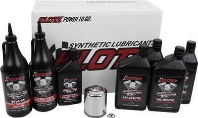#ad Klotz Premium Complete Engine Oil Change Kit 4qt Harley Evolution Big Twin $100.43