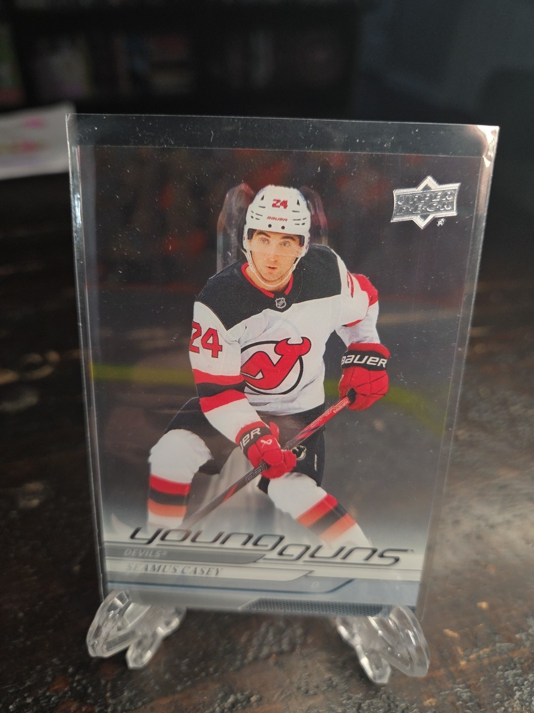 2024-25 Upper Deck Series 2 - Young Guns Seamus Casey #489 (RC) Devils CLEAR CUT