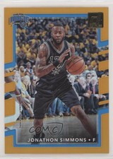 2017-18 Panini Donruss Holo Orange Laser Jonathon Simmons #109 1i7