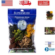 Moss Mix – Decorative Moss for Crafts, Terrariums, Wedding & Table Décor, 80...