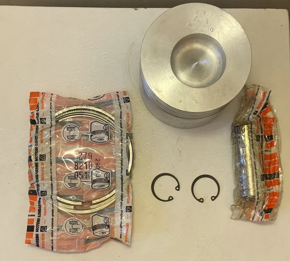 PISTONE COMPLETO ORIGINALE PER MOTORE LOMBARDINI LDA100 - 4LD705 101MM 6501023 - Immagine 2 di 2