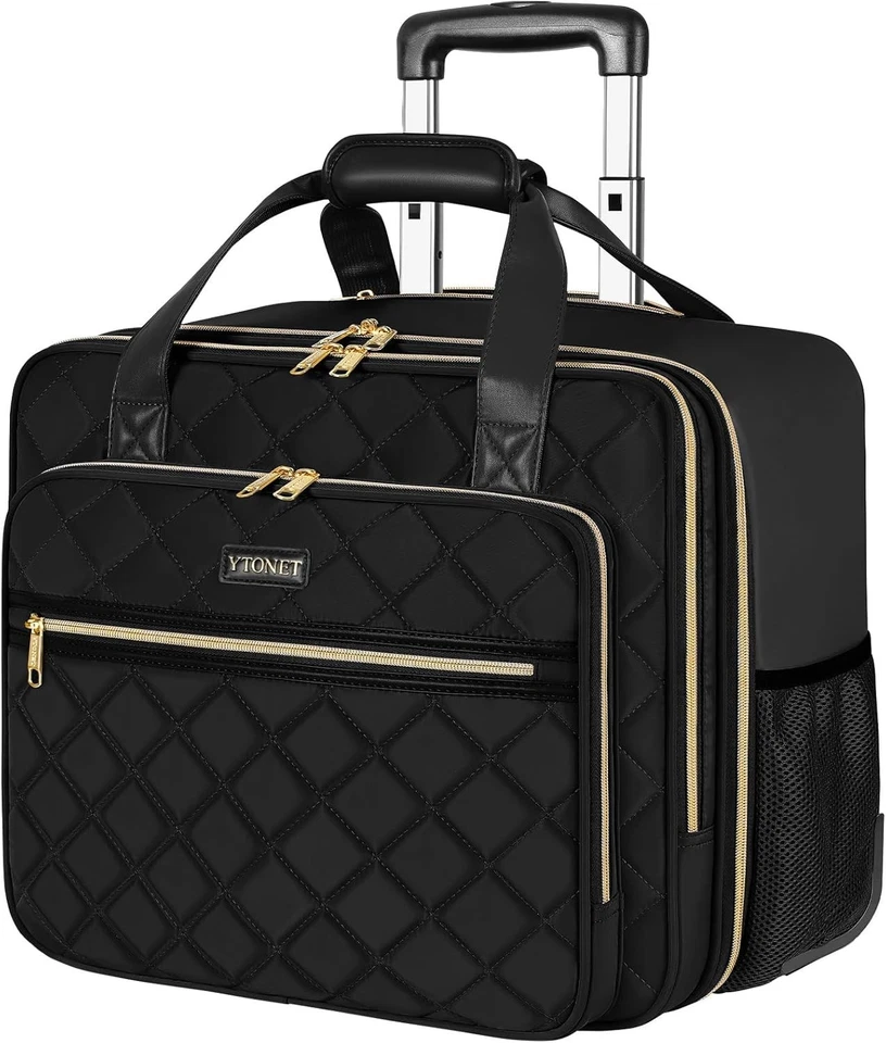 Versátil Estuche con Ruedas para Portátil, 17,3 Pulgadas, Negro Foto 3 de 4