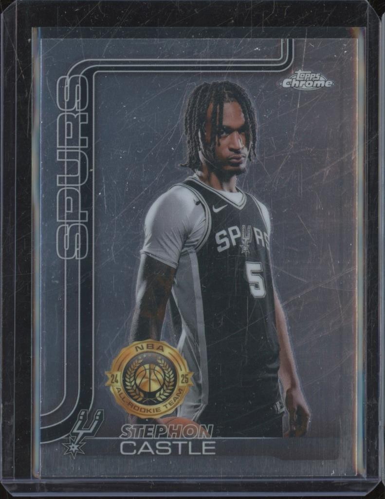 2025-26 Topps Chrome STEPHON CASTLE #228 All Rookie Team Image Variation JA111