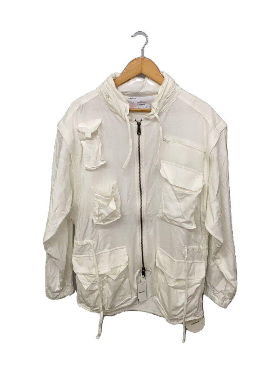 A MACHINE HOODIE 24-WRONG Military JACKET FREE COTTON White 24-WMJ 