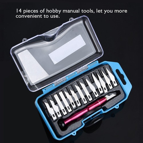 14 w 1 Sk5 Diy Cutter Nóż Zestaw Metal Carving Noże Zestaw Telefon komórkowy / Pc Repara KUI - Zdjęcie 12 z 12