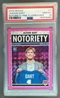 6480 Jaxson Dart 2025 Panini Mosaic Pink Fluorescent Prizm Notoriety RC PSA 10