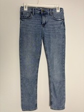 GAP Jeans Boys 10 Blue Denim Cotton Stretch Medium Wash Skinny Fit Casual