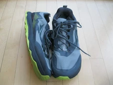 Altra Lone Peak All Weather Footshape Low Trail Hike Sneaker Gray Lime Men 11