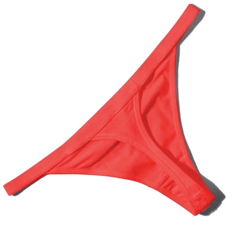 4 Pack Sexy Damen Baumwolle Höschen Slip G-String Hosen Unterwäsche Dessou Thong - Bild 4 von 9