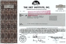 The Diet Institute Inc., New Jersey, 1984 (225 000 akcji)!