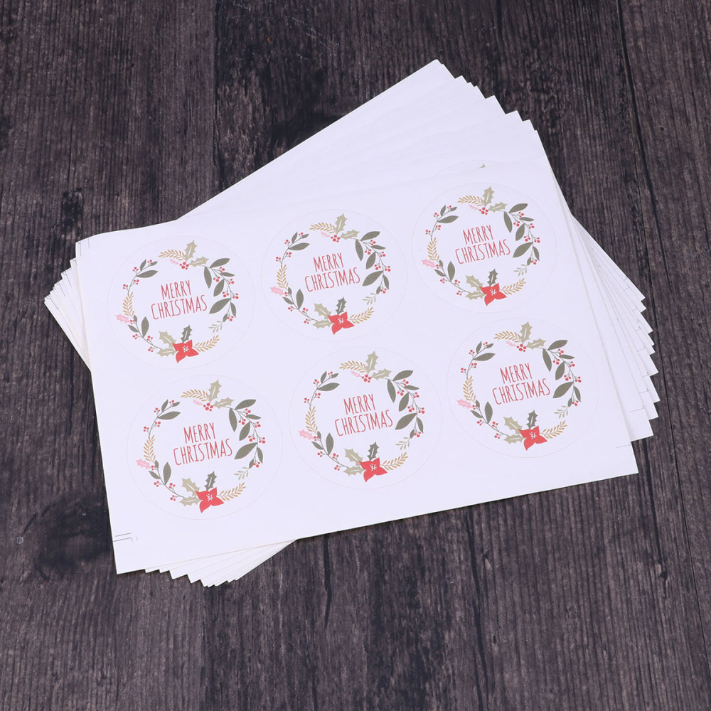 10 Sheets Merry Christmas Stickers Christmas Stickers Kids Gift Tag Stickers
