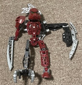 Lot Of 4 Incomplete Lego Bionicle : Keerakh 8619 Metru Nui 8601 Bordakh 8615
