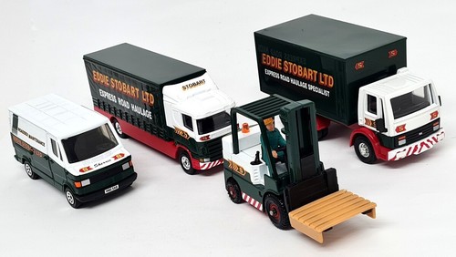 Corgi - Eddie Stobart Ltd Truck set Box Van, Mercedes 207D Fork lift etc - Picture 3 of 4