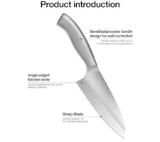 Shiny-line High Carbon Stainless Steel 6” Knife Japanese Fillet Deba Kitchen 🔪