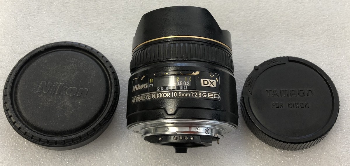 Nikon Nikkor AF 10.5mm f2.8 G ED DX Fisheye Lens Made in