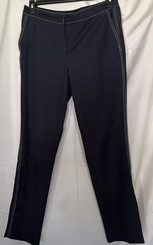 Brooks Brothers Red Fleece Womens Pants Navy Blue Size 8