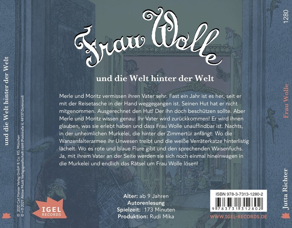Thumbnail - Frau Wolle 3. Frau Wolle Und Die Welt Hinter Der Welt, 3 Audio-cd |
