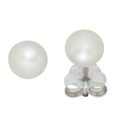 Collana lunga con perle coltivate d'acqua dolce bianca