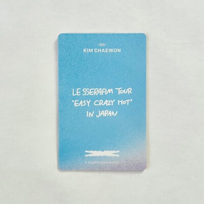 LE SSERAFIM] EASY CRAZY HOT TOUR JAPAN / Photocard Random PC