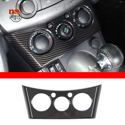 ABS Carbon Car Air Condition Button Frame Cover For Mitsubishi ECLIPSE 2006-2011