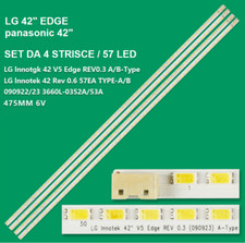 KIT 4 BARRE STRIP 57 LED TV LG 3660L-0352A/0353A 42LE5300 42LE5500 42LV5380