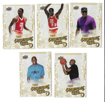 Michael Jordan 2023 Upper Deck National Convention VIP Prominent Cuts Set